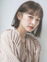 コア 表参道(COA)&nbsp;レイヤーカット/ウエットヘア/オリーブベージュ/表参道/表参道駅