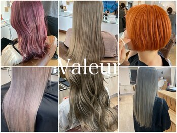 バルールバイおしゃれ泥棒(Valeur by)の写真/人と差のつくハイトーンカラーがおすすめ◎ケアブリーチで髪に優しく施術します！艶やかな仕上がりに感動♪