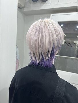 ゲーム 渋谷店(GAME) ダブルカラーホワイトベージュカラーケアブリーチハイトーン韓国