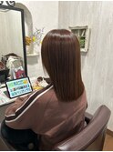 フェミニンロング/小顔レイヤー/秋冬こなれブラウン/髪質改善