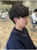 マッシュシャドウパーマ