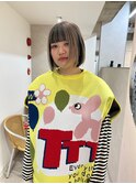 CHIHIRO 落とせる黒のローライトボブ
