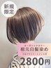 【初来店】オーガニック根元染め+うるツヤトリートメント付 4.400円⇒2,800円