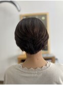 小顔ボブ白髪染め髪質改善40代50代酸性ストレート清須新清洲