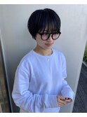 前髪あり耳掛け丸みくびれショートボブ20代30代40代50代60代