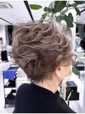 ミセスショートパーマ