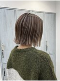 細めハイライト/白髪ぼかし/髪質改善/外ハネボブ/一宮/妙興寺