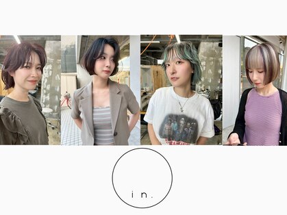 イン(in.)の写真