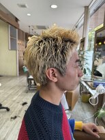 ヘア ロンドン カフェ(HAIR LONDON CAFE)&nbsp;ハイトーンスパイキーショート