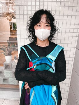 ヨハク 大阪梅田中崎町(yohaku) ミディアムレイヤーパーマ