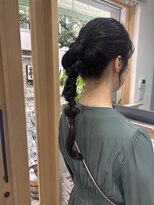 サンクチュアリ ウィズエデン 京橋店(Sanctuary with eden)&nbsp;編みおろしヘア