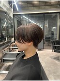 アッシュブラウン ハンサムショート