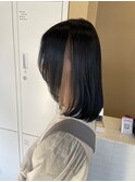レイヤー×ブルーブラック×インナーミルクティー