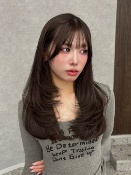 ボタン ハカタ(VOTAN hakata) ミディアムレイヤー／グレージュ／透明感カラー