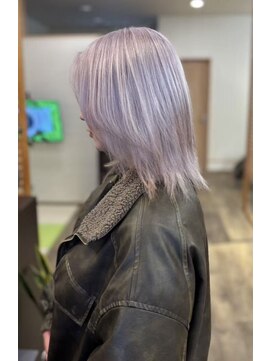 桃の木 ヘアー(桃の木 hair) トリプルカラーで叶えるホワイトパール