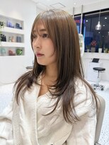 オン キャナルシティ博多前店(on) 【晴音】ロングレイヤー/オリーブベージュ/30代