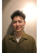 ツーエイチ 新宿(2H)&nbsp;新宿/メンズパーマ/スパイキーショート/新宿理容室/ルーズパーマ