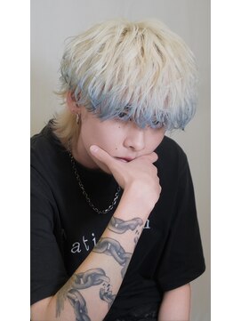 ビカムメンズヘアー 栄店(become men's hair) ブリーチカラー名古屋栄