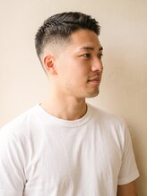 エムフロムソレイユミュー(M from soleil mju) メンズショート×フェード