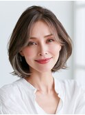 トップふんわり大人ショートボブ