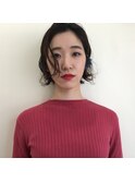 lilu2018／012 ナチュラル×パーマ×ボブ