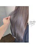 新潟×スモーキーグレージュ×プレミアムハイライト