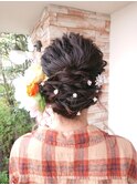 前撮りヘアセット