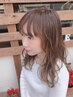 前髪パーマ＋カラー＋カット￥10050