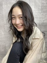 大人綺麗め無造作ウェーブ