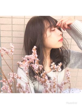 ラブクロムトーキョー オモテサンドウ(LOVECHROME OMOTESANDO) マロンベージュブラウンのナチュラルレイヤーカット