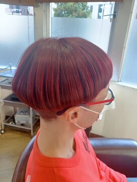 ビューティーショップ ニコ(Beauty shop nicco) ショートボブ　メッシュスタイル