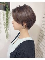 メモリーズ 銀座(Memories)&nbsp;ショートボブ/マロンベージュ/Aライン/かきあげ/前髪［銀座駅］