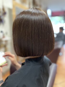 トランク(ToRank) 【ToRank】ぱつっとボブ×ナチュラルグレー