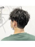 クセ毛風ツイストスパイラル