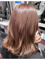 ヒップスデコ(Hip's deco) 【ブリーチあり】ピンクミルクティー