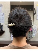 リリ(Liri material care salon by JAPAN) 短いボブのアレンジアップスタイル