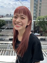 エアー 青山(AIR) ブリーチカラー/【コーラルピンク☆】/ペールベージュair諸見里