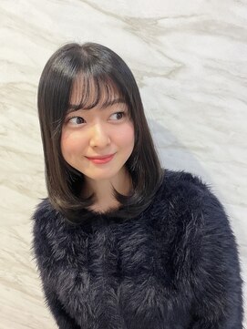 ロンド フィーユ(Lond fille) 柔らか縮毛矯正×セミロング