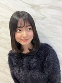柔らか縮毛矯正×セミロング