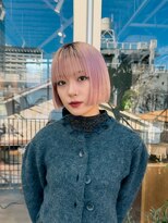 原宿/インナーカラー/イヤリングカラー/ブリーチ/ダブルカラー