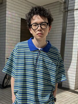 ヒュージ 三軒茶屋(huge) アップバング/束感ショート/ツーブロックマッシュ/コンマヘア