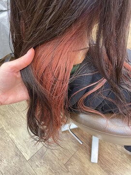 アルターリール(aL ter Rire) サーモンピンク/インナーカラー/中村郁未