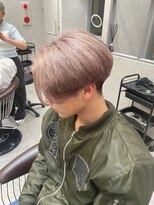 ロンド レア 天神大名店(Lond Le’a)&nbsp;デザインカラー/レイヤーカット/ウェットヘア/オリーブベージュ