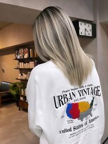 サニー 渋谷(SUNNY) バレイヤージュショコラアッシュハイライトグレージュカラー