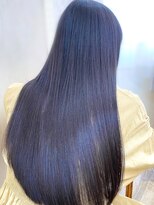 long style  ash purple