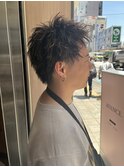MEN'S HAIR スパイキーショート×メッシュキャップ