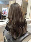 グレージュカラー/シルキーベージュ/韓国風ウェーブ[吉祥寺]