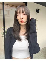 ルル 表参道(lulu.) レイヤーカット　小顔カット　ロング　ミディアム