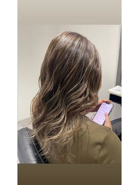 リープ 祖師ヶ谷大蔵(leap) ちょいギャルバレイヤージュ/デザインカラー/インナーグレージュ