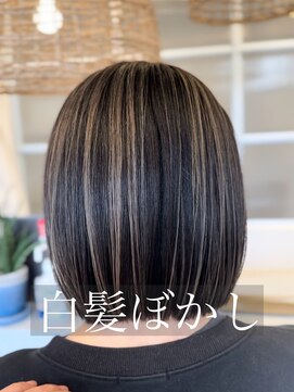 コノアラボ 守谷店(Conoah labo) *After→Before*右スワイプ　白髪ぼかし/ハイライト